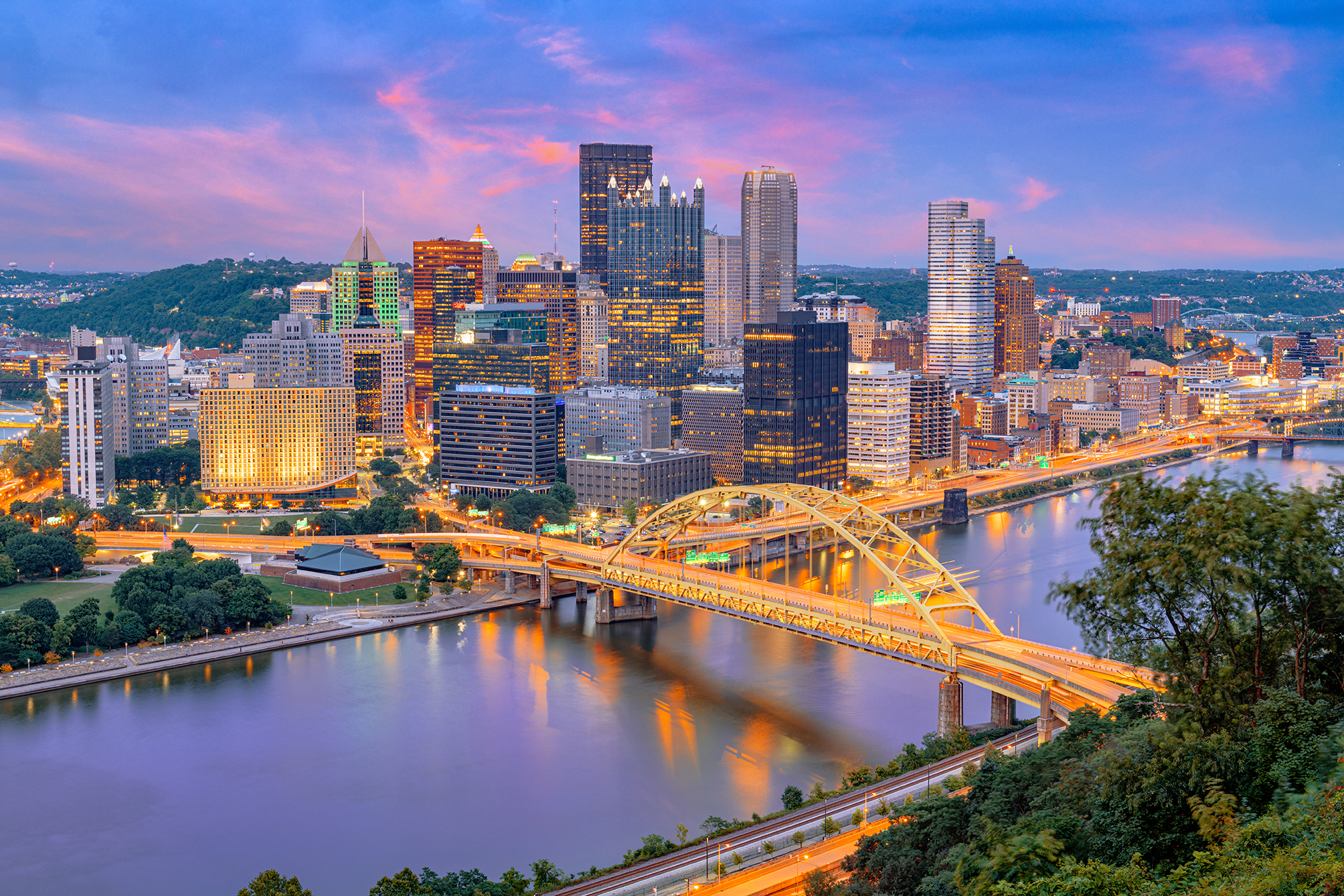 Downtown Pittsburgh skyline