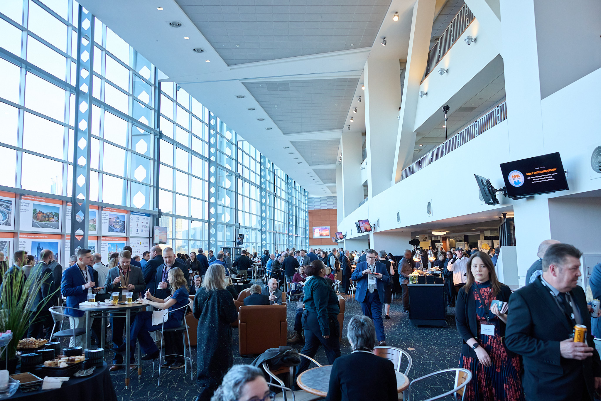 Attendees gathered at an MBA industry event